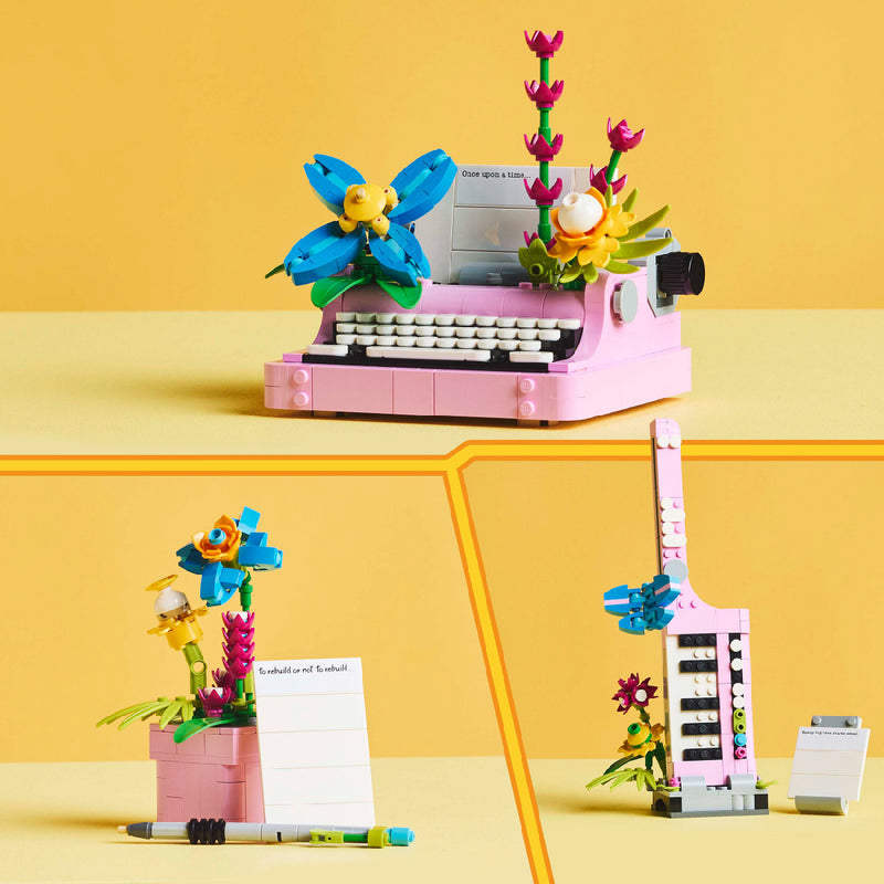 Đồ Chơi Lắp Ráp Máy Đánh Chữ Và Hoa LEGO CREATOR 31169 (363 chi tiết) - ảnh 5