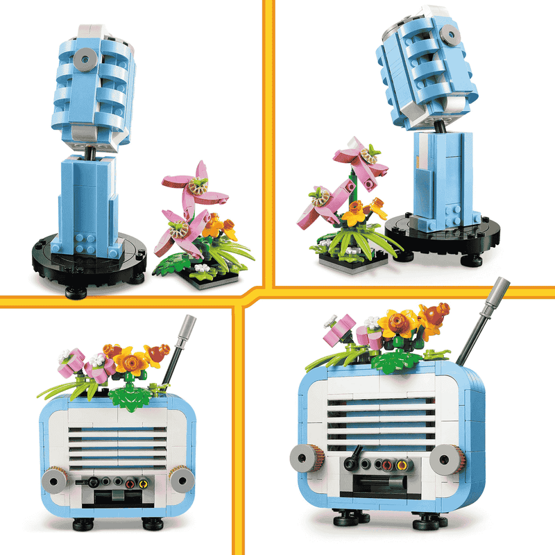 Đồ Chơi Lắp Ráp Máy Nghe Nhạc Đĩa Than Và Hoa LEGO CREATOR 31172 (366 chi tiết) - ảnh 4