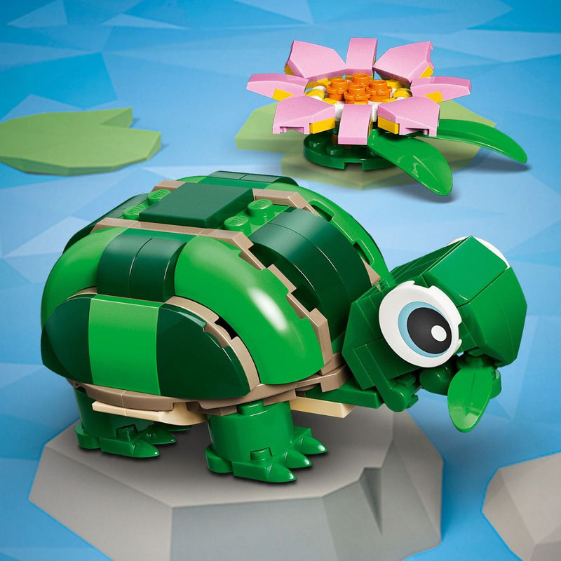 Đồ chơi lắp ráp Rùa Đáng Yêu và Hoa Ly LEGO CREATOR 31377 (124 chi tiết) - ảnh 6
