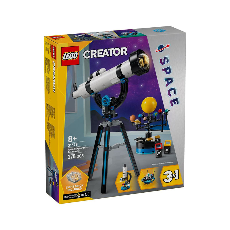Đồ Chơi Lắp Ráp Kính Viễn Vọng Khám Phá Vũ Trụ LEGO CREATOR 31378 - ảnh 3