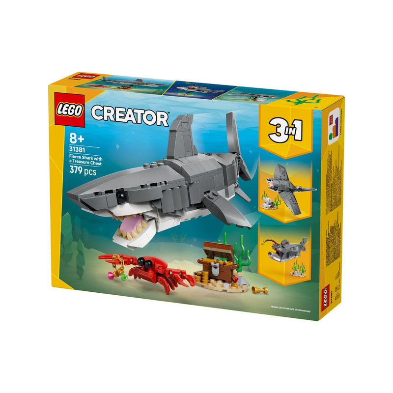 Đồ Chơi Lắp Ráp Cá Mập Đại Dương Và Rương Kho Báu LEGO CREATOR 31381 - ảnh 2