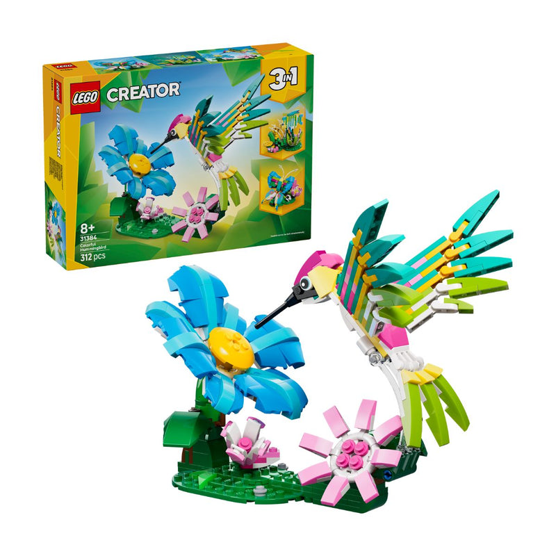 Đồ Chơi Lắp Ráp Chim Ruồi Ngũ Sắc LEGO CREATOR 31384 (312 chi tiết)