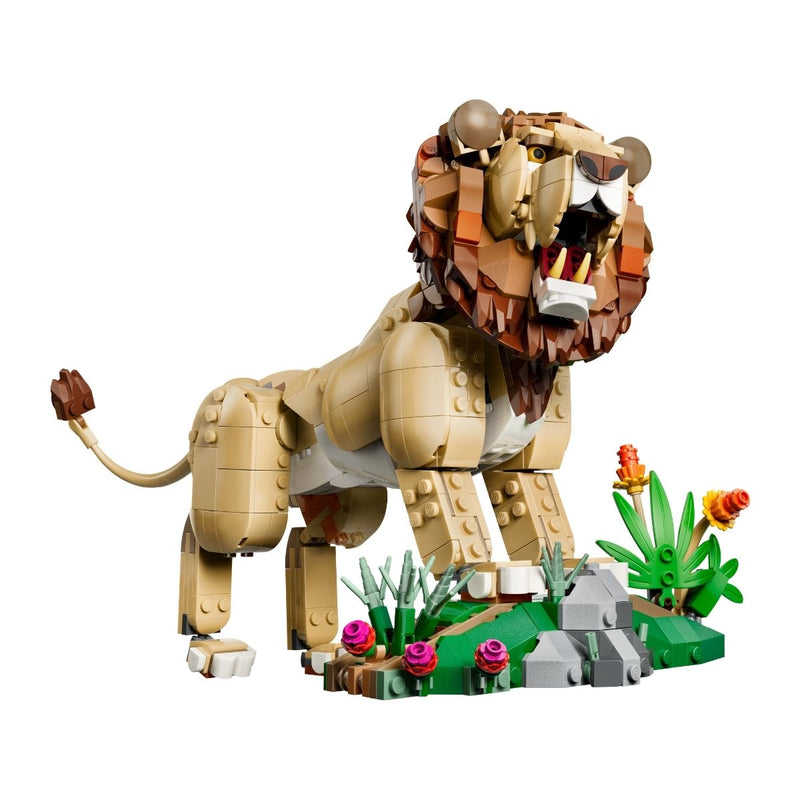 Đồ Chơi Lắp Ráp Động Vật Hoang Dã: Sư Tử Oai Phong LEGO CREATOR 31386 (839 chi tiết) - ảnh 5