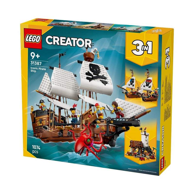 Đồ Chơi Lắp Ráp Tàu Cướp Biển LEGO CREATOR 31387 (1074 chi tiết) - ảnh 3