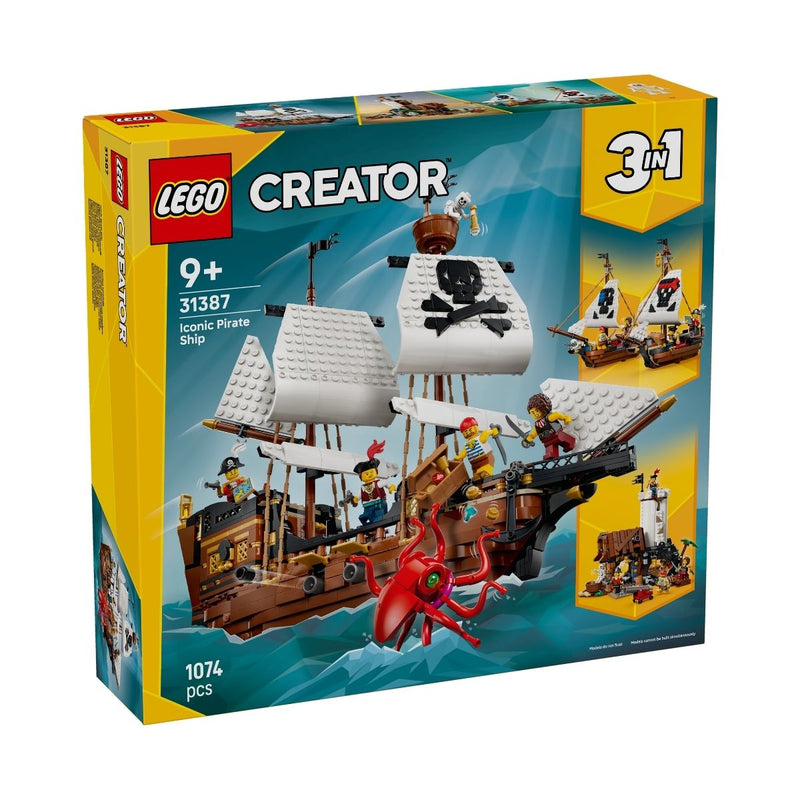 Đồ Chơi Lắp Ráp Tàu Cướp Biển LEGO CREATOR 31387 (1074 chi tiết) - ảnh 4