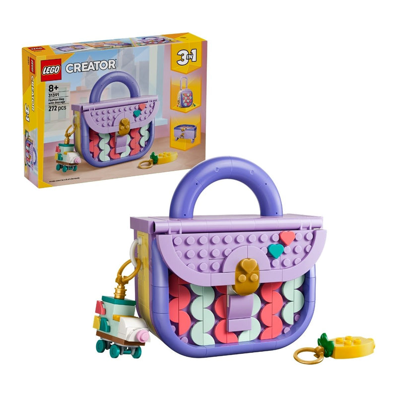 Đồ Chơi Lắp Ráp Túi Xách Thời Trang Có Ngăn Kéo LEGO CREATOR 31391 (272 chi tiết)