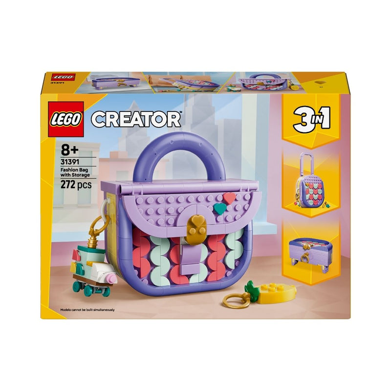 Đồ Chơi Lắp Ráp Túi Xách Thời Trang Có Ngăn Kéo LEGO CREATOR 31391 (272 chi tiết) - ảnh 2