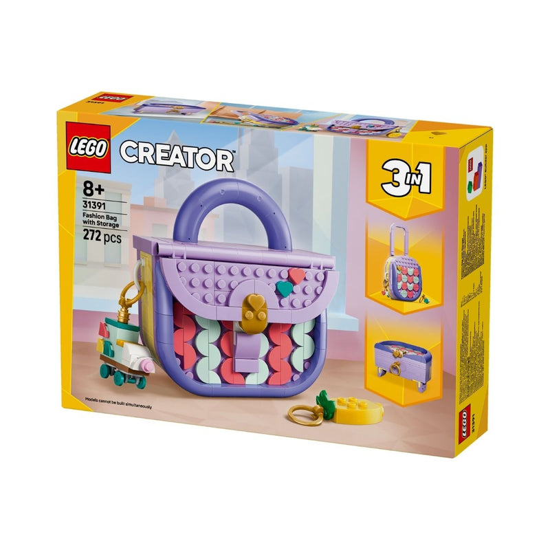 Đồ Chơi Lắp Ráp Túi Xách Thời Trang Có Ngăn Kéo LEGO CREATOR 31391 (272 chi tiết) - ảnh 4