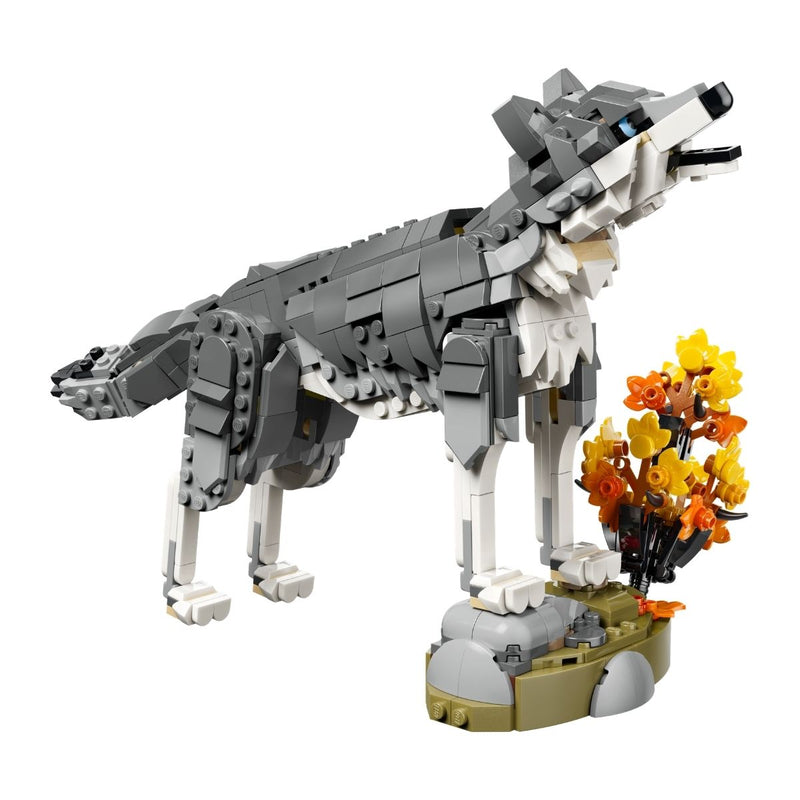 Đồ Chơi Lắp Ráp Động Vật Rừng Xanh: Sói Xám LEGO CREATOR 31393 (657 chi tiết) - ảnh 4