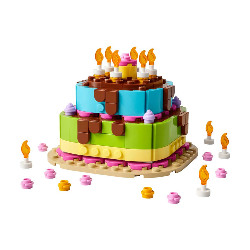 Đồ Chơi Lắp Ráp Bánh Kem Sinh Nhật LEGO SEASONS AND OCCASIONS 40815 (219 chi tiết) - ảnh 6