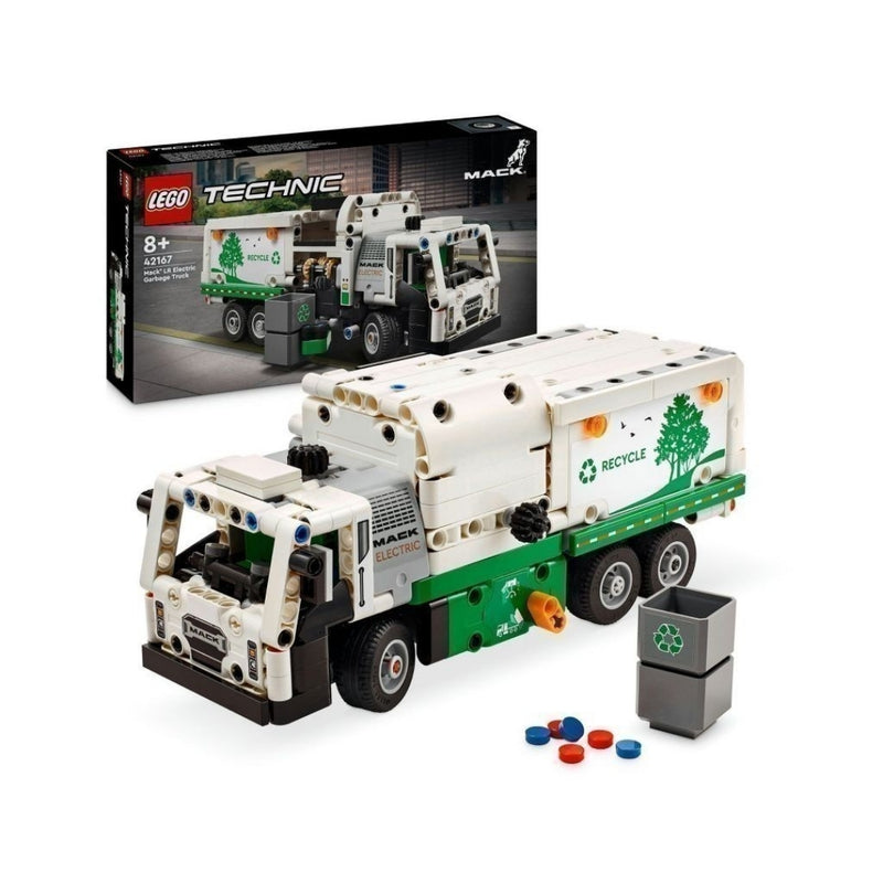 Đồ chơi lắp ráp Xe tải rác điện Mack® LR LEGO TECHNIC 42167 (503 chi tiết) - ảnh 3