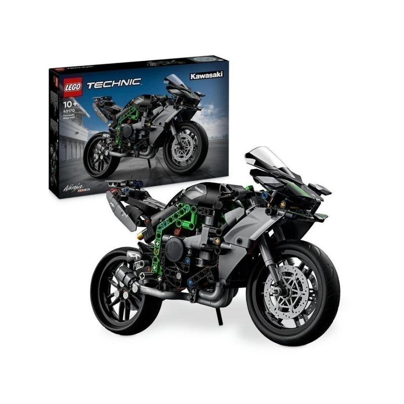 Đồ chơi lắp ráp Xe mô tô thể thao Kawasaki Ninja H2®R LEGO TECHNIC 42170 (643 chi tiết)