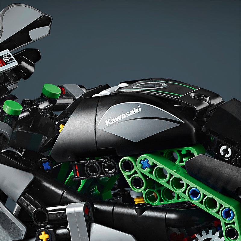Đồ chơi lắp ráp Xe mô tô thể thao Kawasaki Ninja H2®R LEGO TECHNIC 42170 (643 chi tiết) - ảnh 5