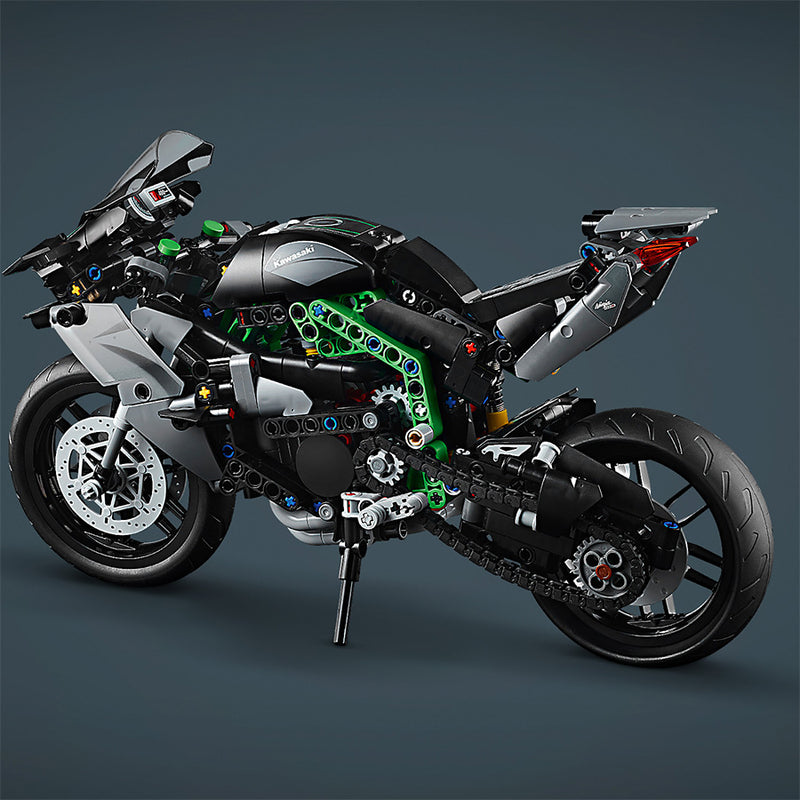 Đồ chơi lắp ráp Xe mô tô thể thao Kawasaki Ninja H2®R LEGO TECHNIC 42170 (643 chi tiết) - ảnh 6