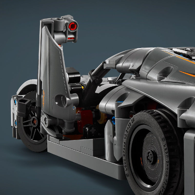 Đồ Chơi Lắp Ráp Xe Thể Thao Koenigsegg Jesko Absolut Màu Xám LEGO TECHNIC 42173 (801 Chi Tiết) - ảnh 5