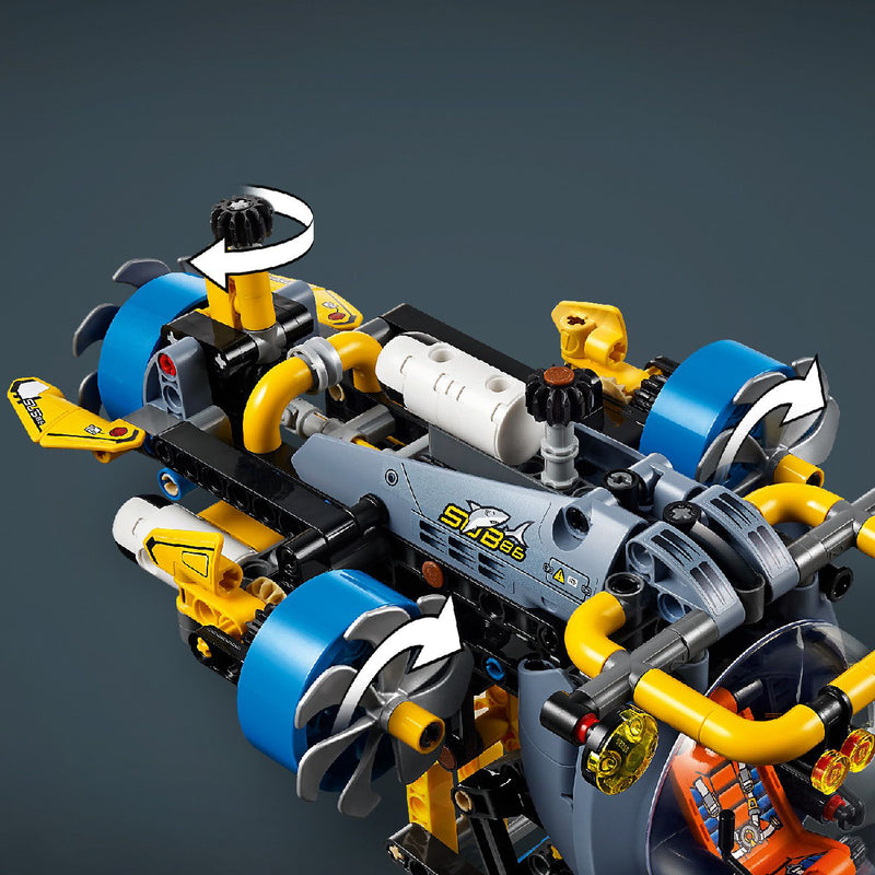 Đồ Chơi Lắp Ráp Tàu Ngầm Nghiên Cứu Biển Sâu LEGO TECHNIC 42201 (413 chi tiết) - ảnh 4