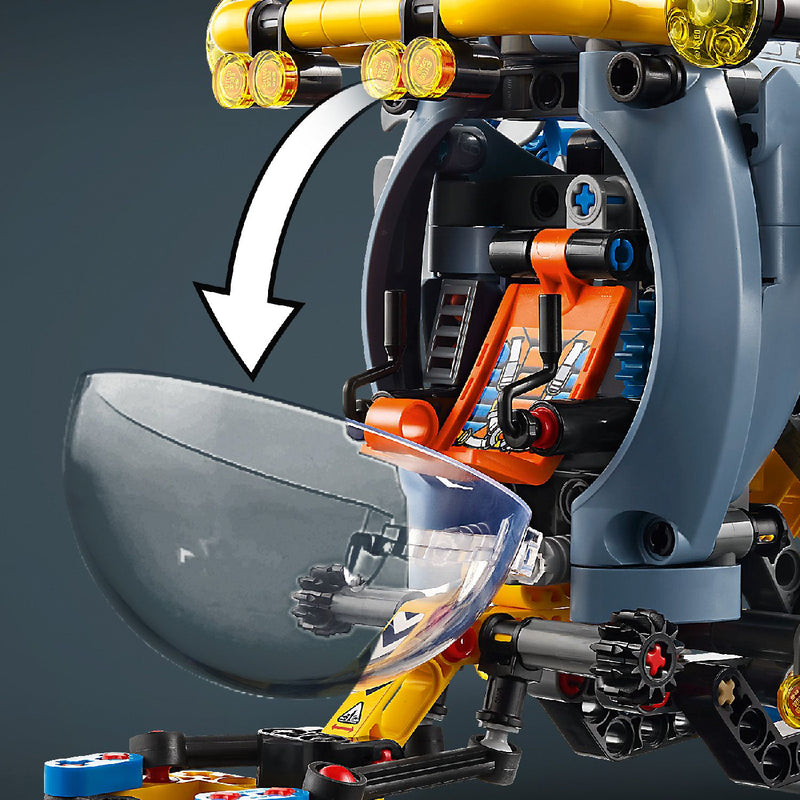 Đồ Chơi Lắp Ráp Tàu Ngầm Nghiên Cứu Biển Sâu LEGO TECHNIC 42201 (413 chi tiết) - ảnh 5