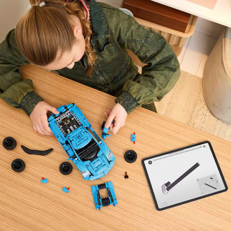 Đồ Chơi Lắp Ráp Siêu Xe Corvette Stingray Xanh Dương LEGO TECHNIC 42217-LG (732 chi tiết) - ảnh 6