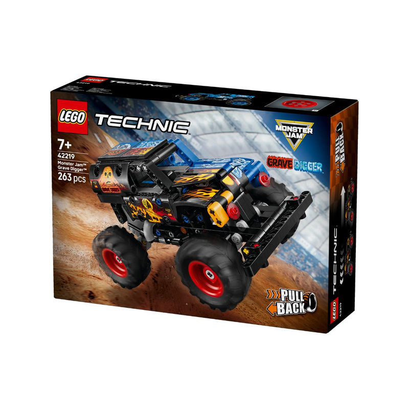 Đồ Chơi Lắp Ráp Monster Jam™ Grave Digger™ Lửa Và Băng LEGO TECHNIC 42219 - ảnh 3