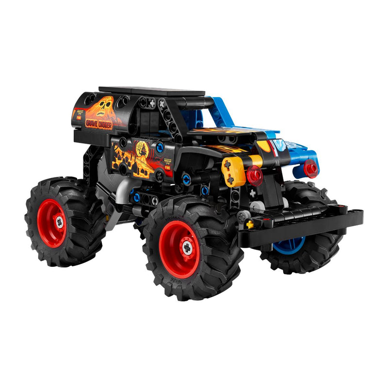 Đồ Chơi Lắp Ráp Monster Jam™ Grave Digger™ Lửa Và Băng LEGO TECHNIC 42219 - ảnh 4