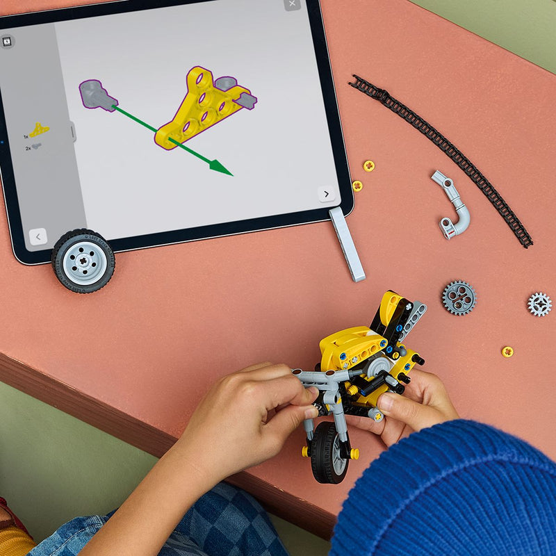 Đồ Chơi Lắp Ráp Mô Tô Màu Vàng LEGO TECHNIC 42225 (151 Chi Tiết) - ảnh 6