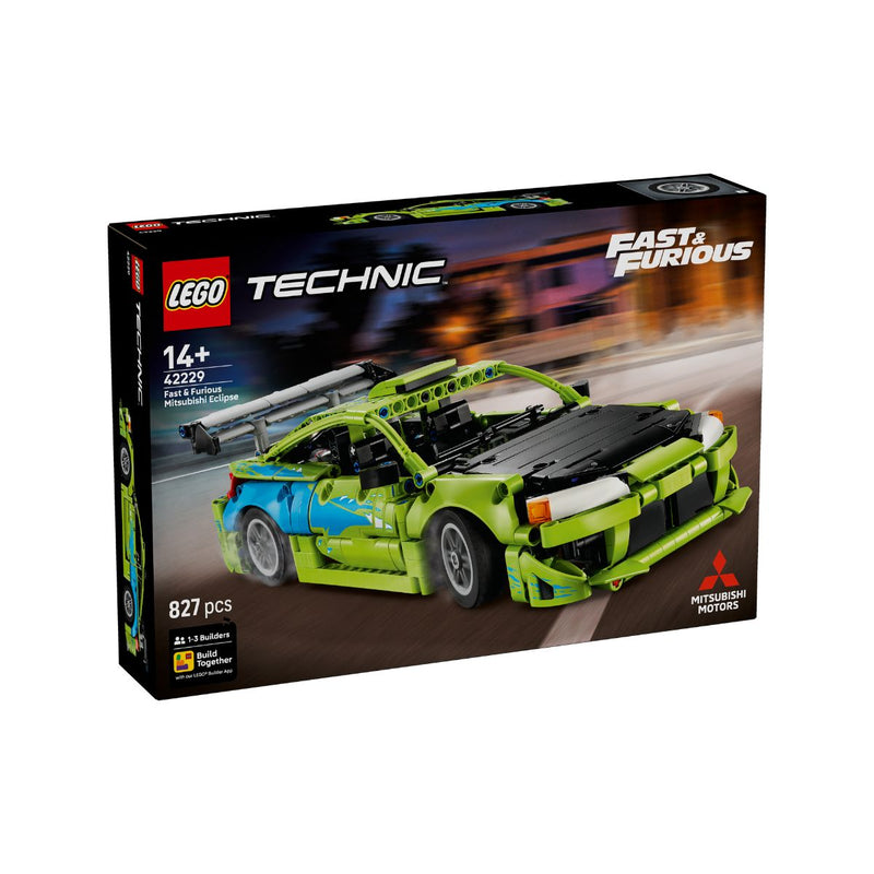 Đồ Chơi Lắp Ráp Xe Mitsubishi Eclipse Fast & Furious LEGO TECHNIC 42229 (827 chi tiết) - ảnh 2