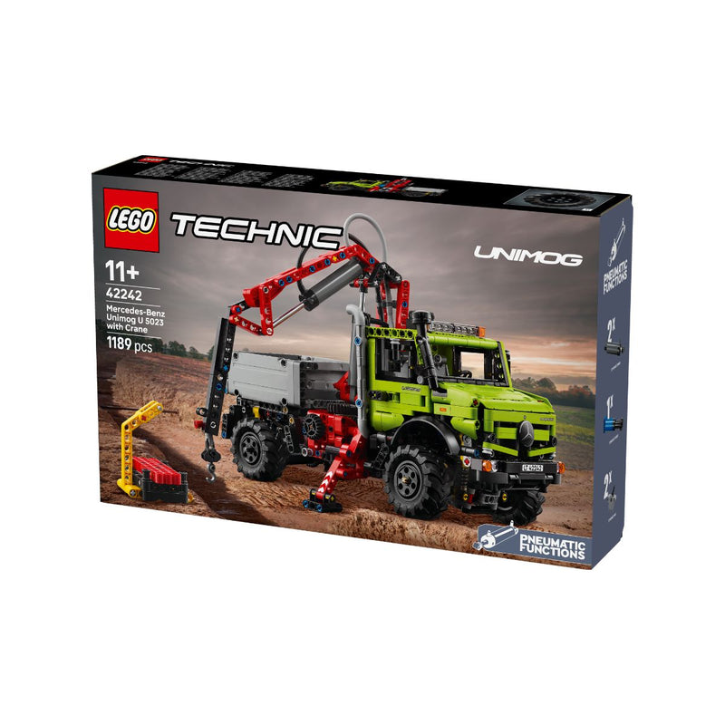 Đồ Chơi Lắp Ráp Xe Mercedes-Benz Unimog U 5023 Kèm Cẩu LEGO TECHNIC 42242 (1189 chi tiết) - ảnh 3