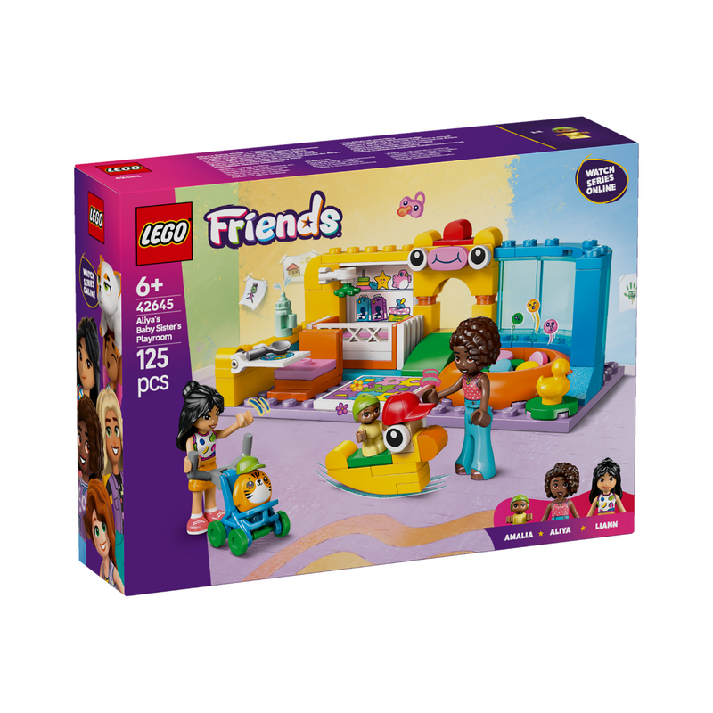 Đồ Chơi Lắp Ráp Phòng Chơi Của Em Gái Aliya LEGO FRIENDS 42645 (125 chi tiết) - ảnh 2