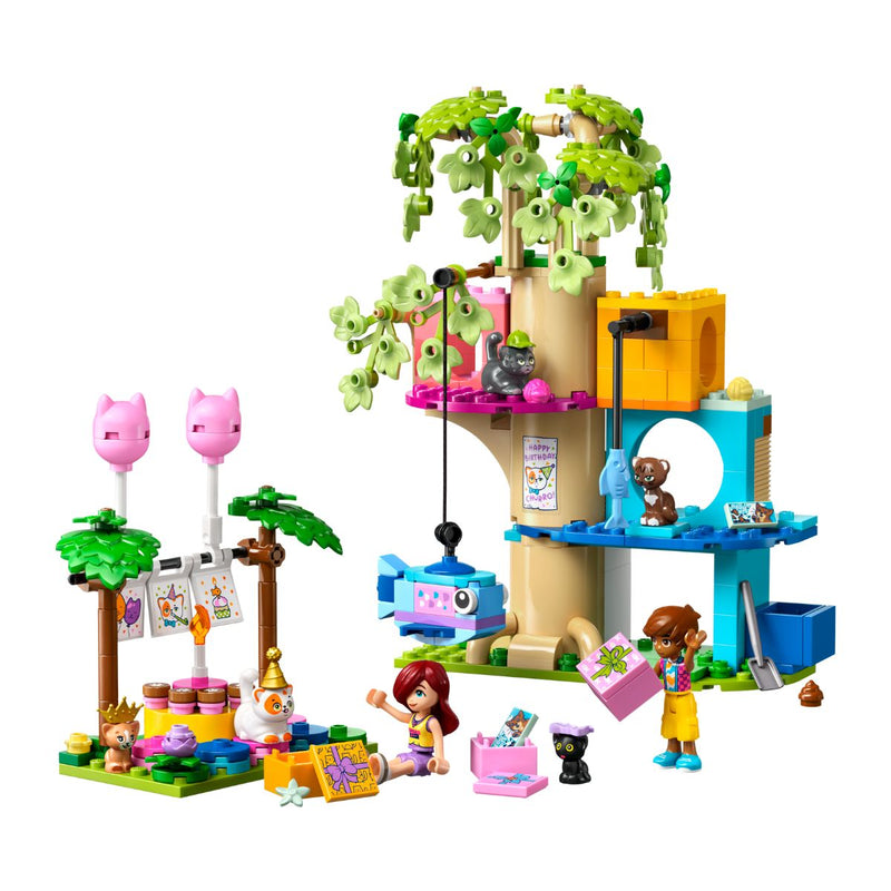 Đồ Chơi Lắp Ráp Nhà Cây Và Bữa Tiệc Sinh Nhật Mèo Con LEGO FRIENDS 42666 (321 chi tiết) - ảnh 3