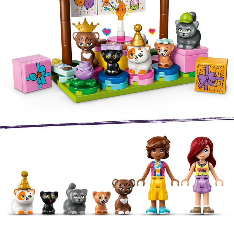Đồ Chơi Lắp Ráp Nhà Cây Và Bữa Tiệc Sinh Nhật Mèo Con LEGO FRIENDS 42666 (321 chi tiết) - ảnh 5