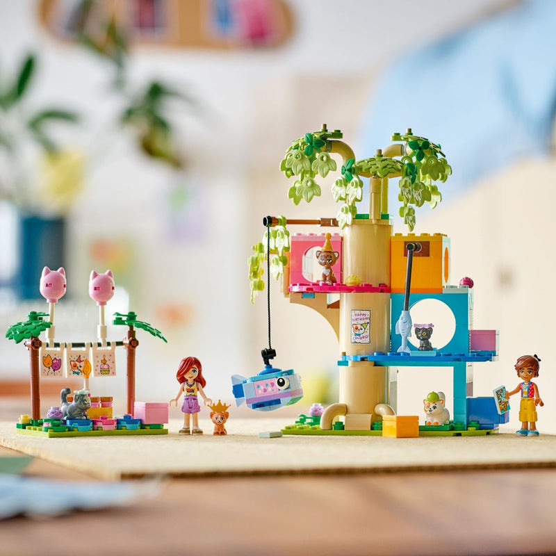 Đồ Chơi Lắp Ráp Nhà Cây Và Bữa Tiệc Sinh Nhật Mèo Con LEGO FRIENDS 42666 (321 chi tiết) - ảnh 6