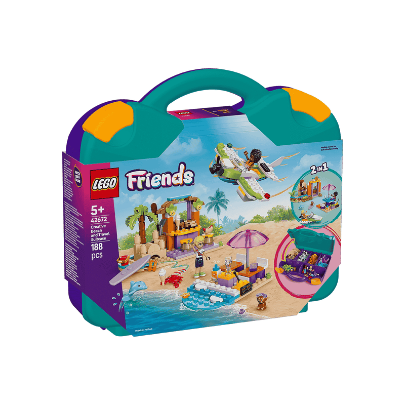 Đồ Chơi Lắp Ráp Vali Du Lịch Biển Sáng Tạo LEGO FRIENDS 42672 (188 chi tiết) - ảnh 5
