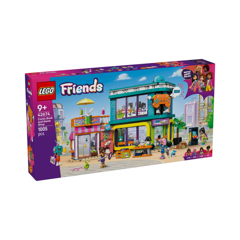 Đồ Chơi Lắp Ráp Cửa Hàng Truyện Tranh Và Trò Chơi LEGO FRIENDS 42674 (1005 Chi Tiết) - ảnh 2