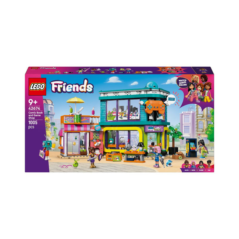 Đồ Chơi Lắp Ráp Cửa Hàng Truyện Tranh Và Trò Chơi LEGO FRIENDS 42674 (1005 Chi Tiết) - ảnh 3