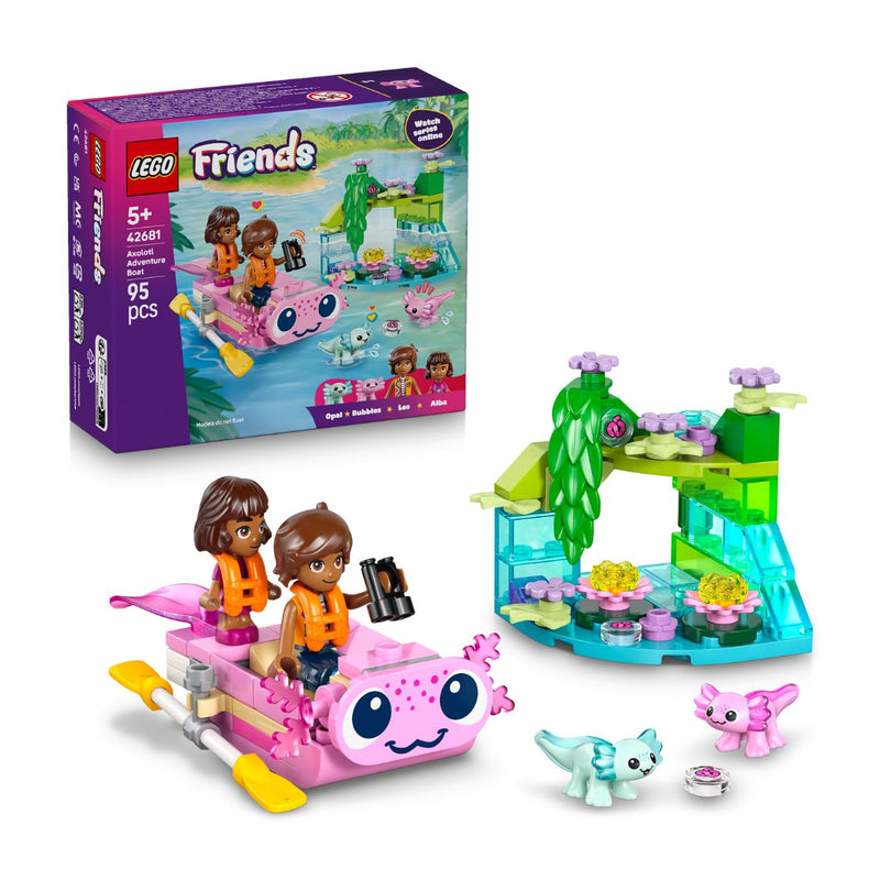 Đồ Chơi Lắp Ráp Thuyền Phiêu Lưu Axolotl LEGO FRIENDS 42681 (95 chi tiết)