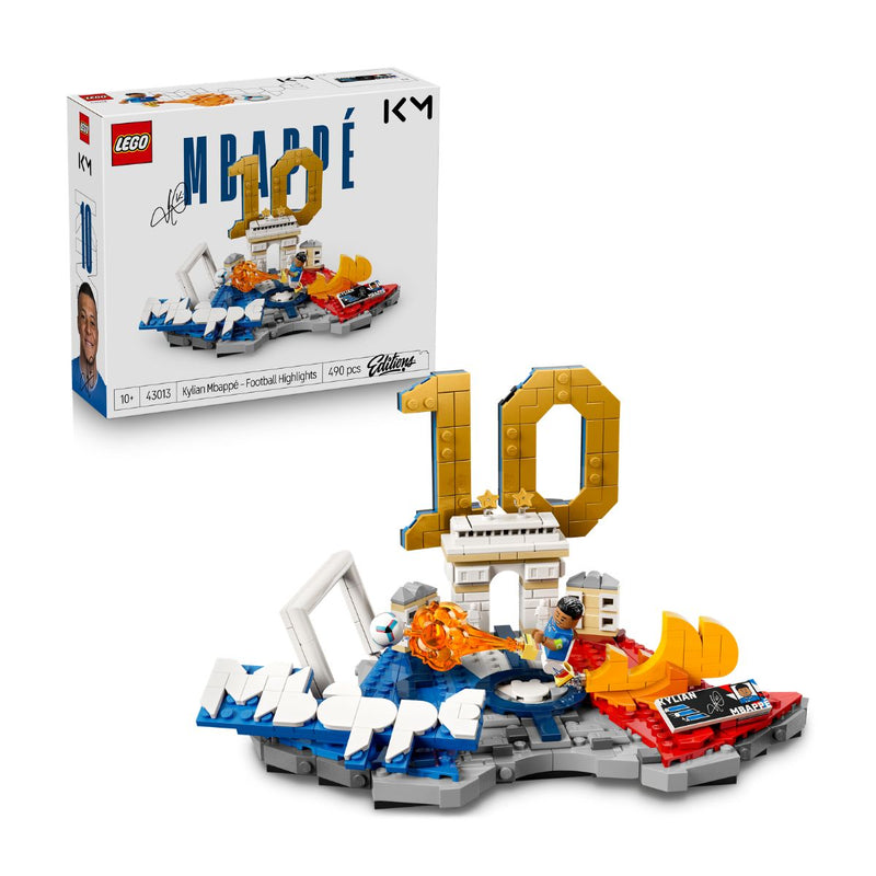 Đồ Chơi Lắp Ráp Biểu Tượng Sân Cỏ Kylian Mbappé LEGO EDITIONS SPORTS 43013