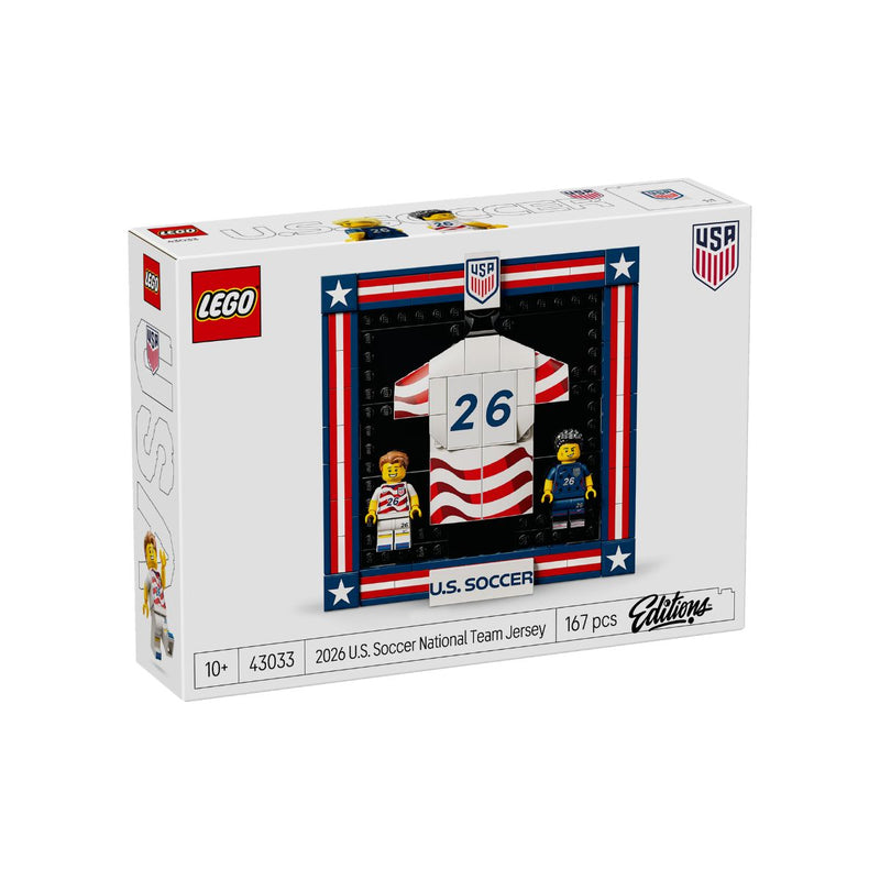 Đồ Chơi Bộ Lắp Ráp Tranh Treo Tường Áo Đấu Đội Tuyển Bóng Đá Mỹ 2026 LEGO EDITIONS SPORTS 43033 - ảnh 3