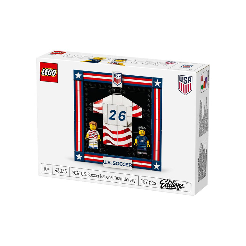 Đồ Chơi Bộ Lắp Ráp Tranh Treo Tường Áo Đấu Đội Tuyển Bóng Đá Mỹ 2026 LEGO EDITIONS SPORTS 43033 - ảnh 4