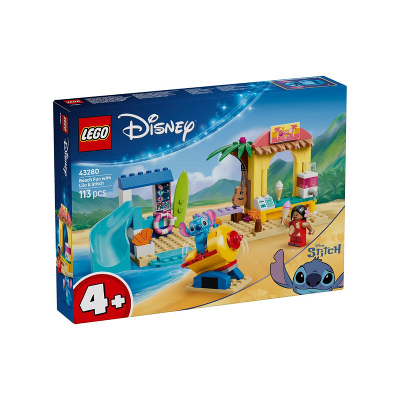 Đồ Chơi Lắp Ráp Vui Chơi Bãi Biển Cùng Lilo & Stitch LEGO DISNEY PRINCESS 43280 (113 chi tiết) - ảnh 2