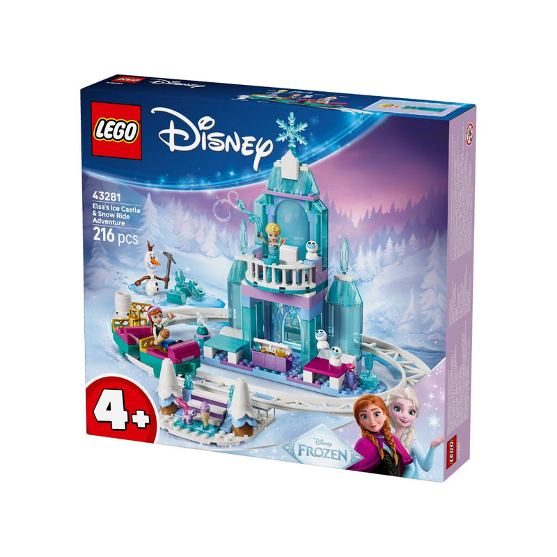 Đồ Chơi Lắp Ráp Lâu Đài Tuyết & Chuyến Phiêu Lưu Của Elsa LEGO DISNEY PRINCESS 43281 - ảnh 4