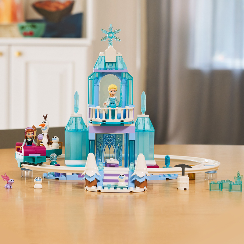 Đồ Chơi Lắp Ráp Lâu Đài Tuyết & Chuyến Phiêu Lưu Của Elsa LEGO DISNEY PRINCESS 43281 - ảnh 6