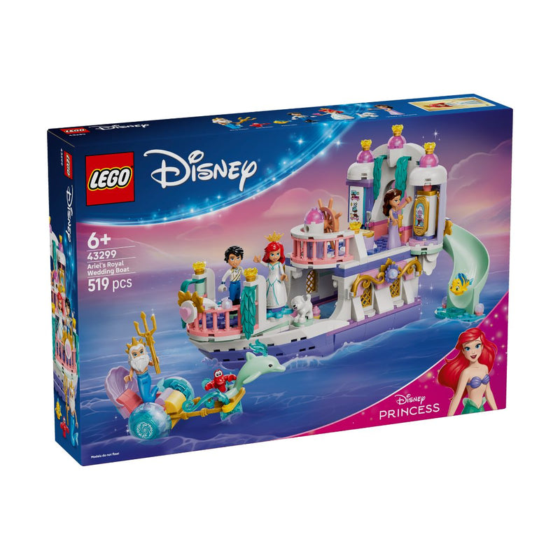Đồ Chơi Lắp Ráp Thuyền Đám Cưới Hoàng Gia Của Ariel LEGO DISNEY PRINCESS 43299 (519 chi tiết) - ảnh 2