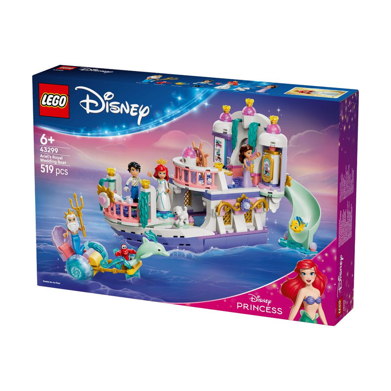 Đồ Chơi Lắp Ráp Thuyền Đám Cưới Hoàng Gia Của Ariel LEGO DISNEY PRINCESS 43299 (519 chi tiết) - ảnh 3