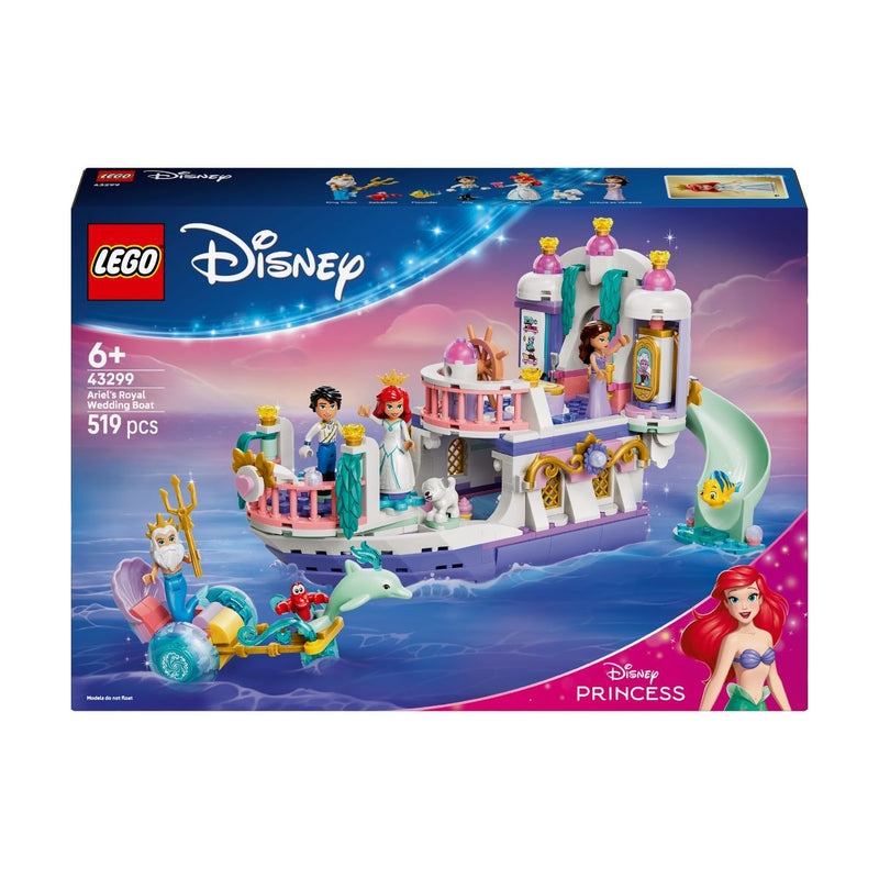 Đồ Chơi Lắp Ráp Thuyền Đám Cưới Hoàng Gia Của Ariel LEGO DISNEY PRINCESS 43299 (519 chi tiết) - ảnh 4