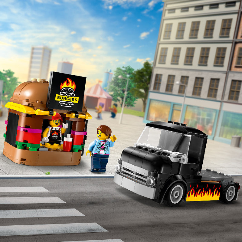 Đồ chơi lắp ráp Xe tải Burger lưu động LEGO CITY 60404 (194 chi tiết) - ảnh 4