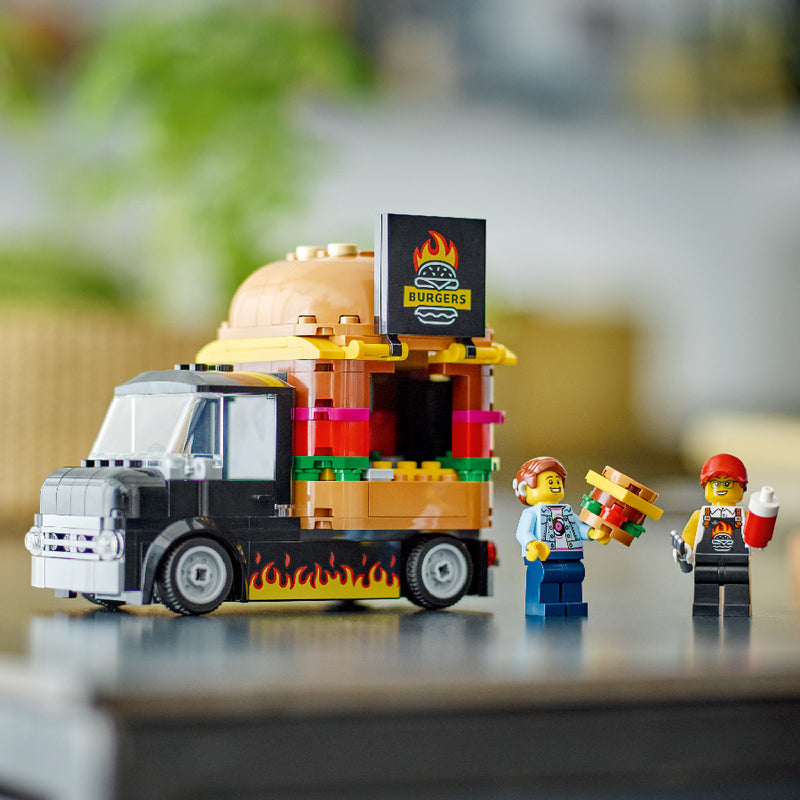Đồ chơi lắp ráp Xe tải Burger lưu động LEGO CITY 60404 (194 chi tiết) - ảnh 6