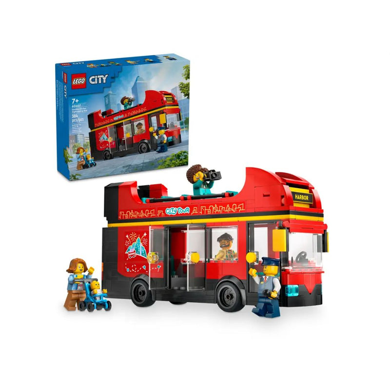 Đồ Chơi Lắp Ráp Xe Buýt Hai Tầng Màu Đỏ LEGO CITY 60407 (384 chi tiết) - ảnh 3