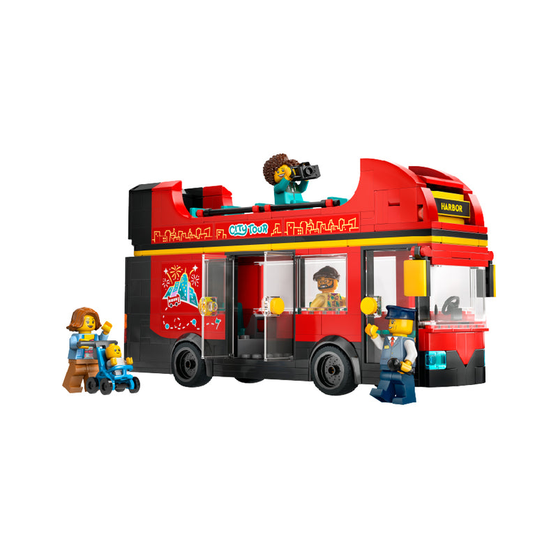 Đồ Chơi Lắp Ráp Xe Buýt Hai Tầng Màu Đỏ LEGO CITY 60407 (384 chi tiết) - ảnh 5