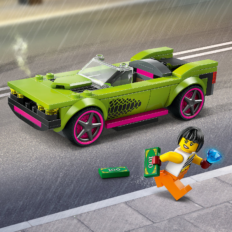 Đồ chơi lắp ráp Xe cảnh sát truy đuổi tội phạm LEGO CITY 60415 (213 chi tiết) - ảnh 4