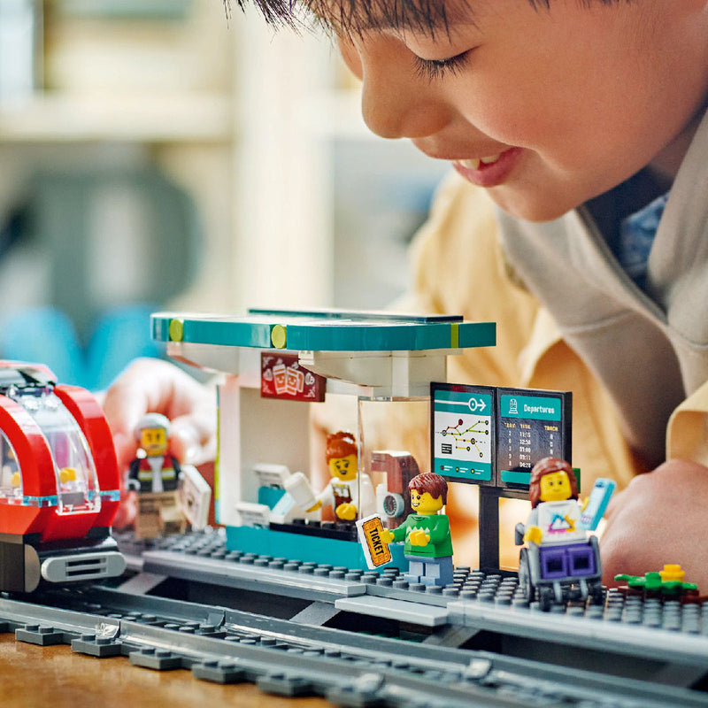 Đồ Chơi Lắp Ráp Tàu Điện & Nhà Ga Thành Phố LEGO CITY 60423 (811 Chi Tiết) - ảnh 6
